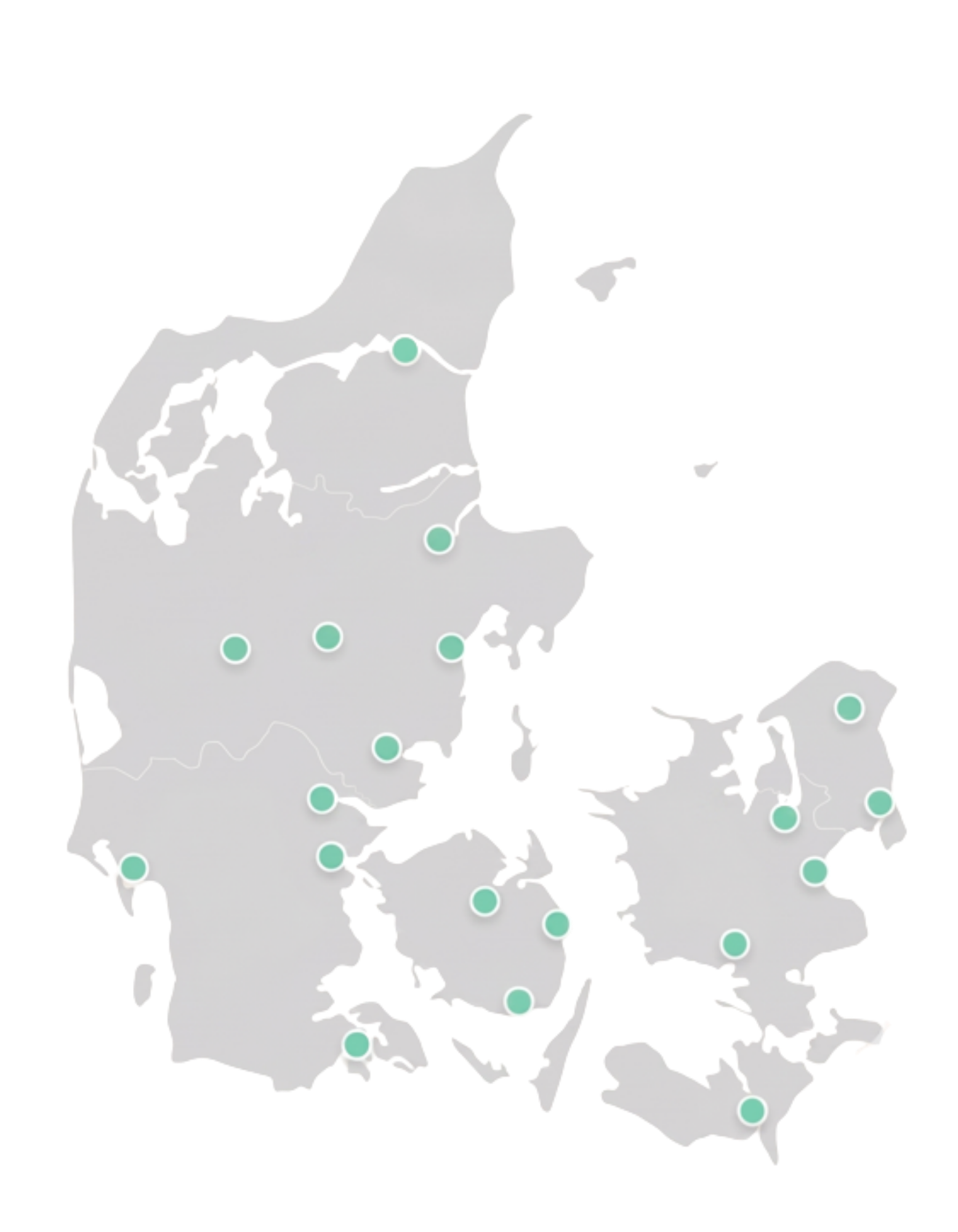 Kort over Danmark